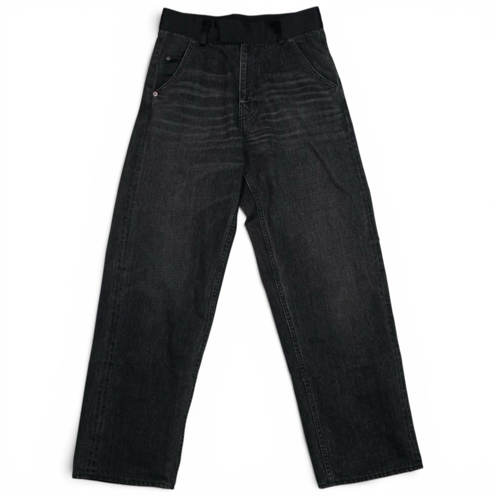 UNDERCOVER AW24 Satin Panel Selvedge Jeans UP2D1501-1 Size 1 Japan